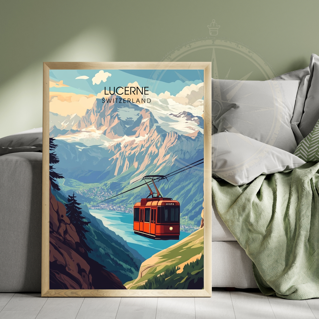 Affiche Lucerne | Impression Suisse | Affiche Suisse